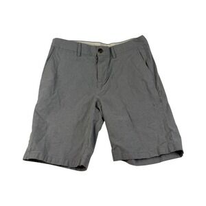 Old Navy Ultimate Slim Built-In Flex Gray Chino Shorts Mens 33 Solid Casual